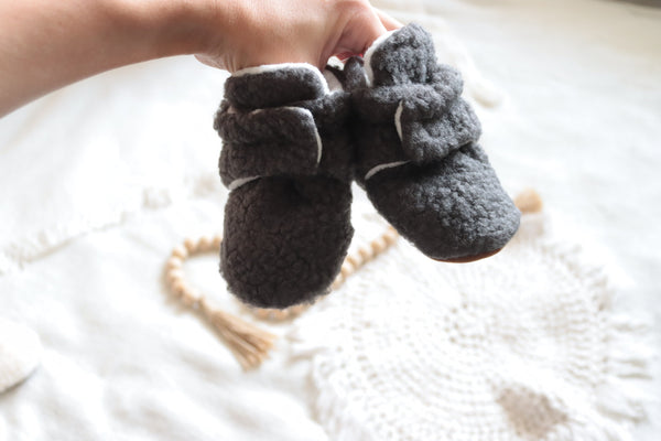 Sherpa Baby Slippers