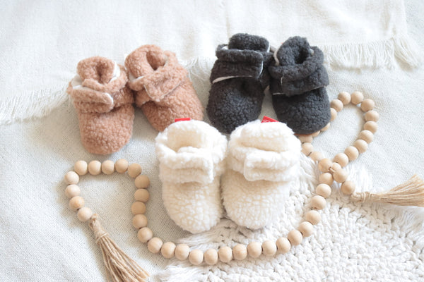 Sherpa Baby Slippers