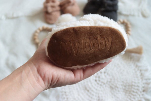 Sherpa Baby Slippers