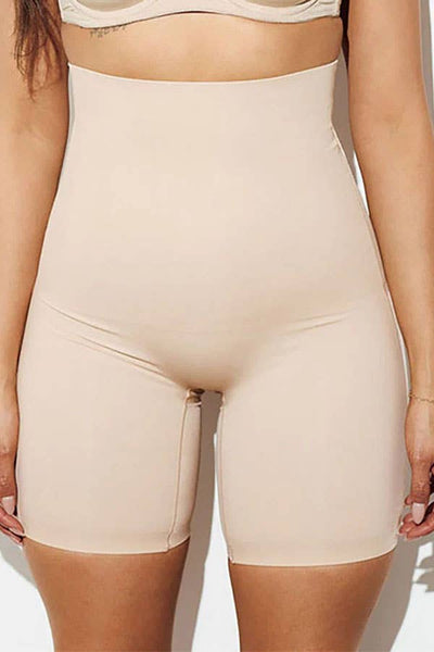 Double Layered High Waist Shorts Tummy Tamer