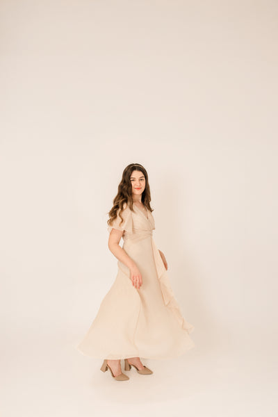 Ivory Glow Dress